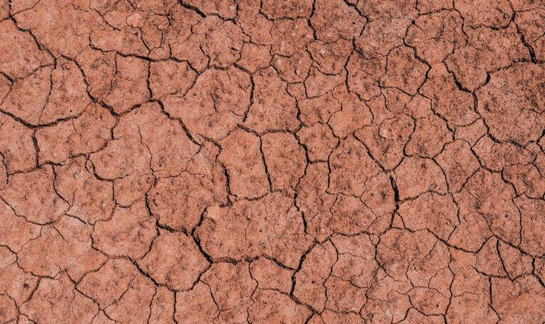 mike-van-den-bos-wU8R1uGd6E0-unsplash cracked, dry, red clay soil in the Texas Panhandle